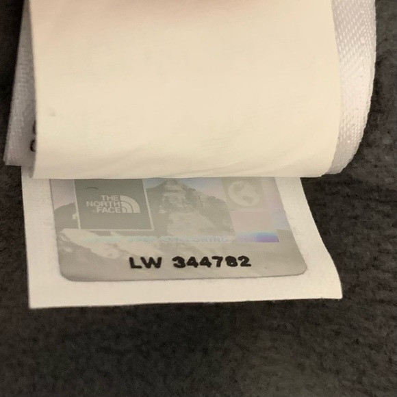 The North Face Blue Teal Snap Zipper Hooded Fleece Lined Jacket Size M - Picture 6 of 9